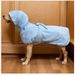Accappatoio per cani, resistente, morbido e caldo, ad assorbimento d'acqua, ad asciugatura rapida, per il bagno_voghion.com