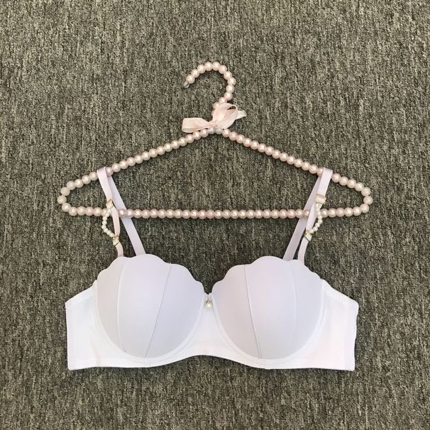 Sujetador push-up con aros y encaje para mujer: realce sensual y cómodo con tirantes ajustables._voghion.com