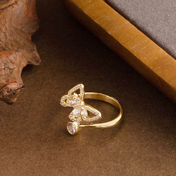 Sweet Exquisite Three-dimensional Inlaid Zircon Butterfly From Japan South Korea, With Gentle Sophisticated Temperament_voghion.com