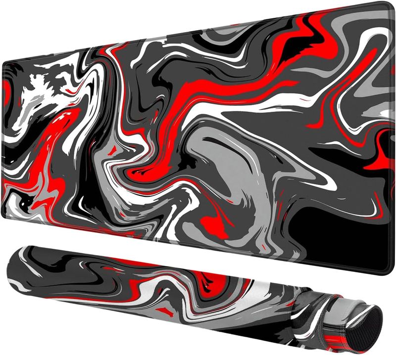 Large Mouse Pad For Desk Gaming Mouse Pad With Stitched Edges, Anti-Slip Base, Desk Mat Desk Pad For Keyboard And Mouse_voghion.com