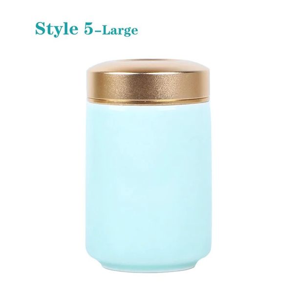 Barattolo da tè in ceramica Mini Artigianato Scatola da tè portatile sigillata Scatola da tè Articoli per la casa Decorazione_voghion.com
