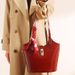 Red For Women Wedding Handbag Large Capacity Bride Gift Daily Use Shoulder Underarm Bag_voghion.com