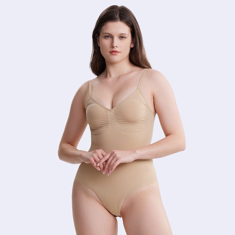 Shapewear Damen Body Shape Strapse Einteiler Unterwäsche Slim-Fit Skims Einteiler Bodysuit_voghion.com