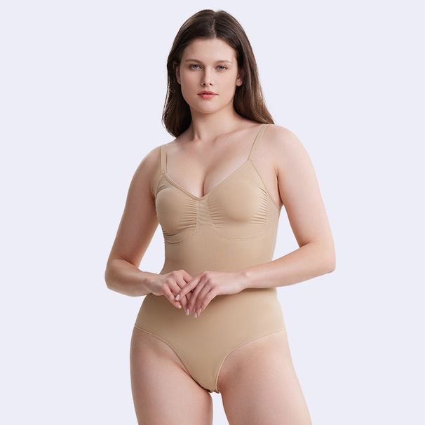 Shapewear Damen Body Shape Strapse Einteiler Unterwäsche Slim-Fit Skims Einteiler Bodysuit_voghion.com