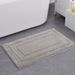 Square Flocked Non-Slip Floor Mat - Ultra Absorbent & Machine Washable, Modern Solid Color & Striped Designs_voghion.com