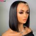 Hot Selling Riicht Bob Front Perücke Fir Fraen HD Transparent Vollspëtz Frontal Glueless Perück Mënschlech Hoer_voghion.com