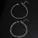 Stainless Steel Twist Chain Two-Piece Set Bracelet Hip-Hop Trendy Men's Accessories_voghion.com