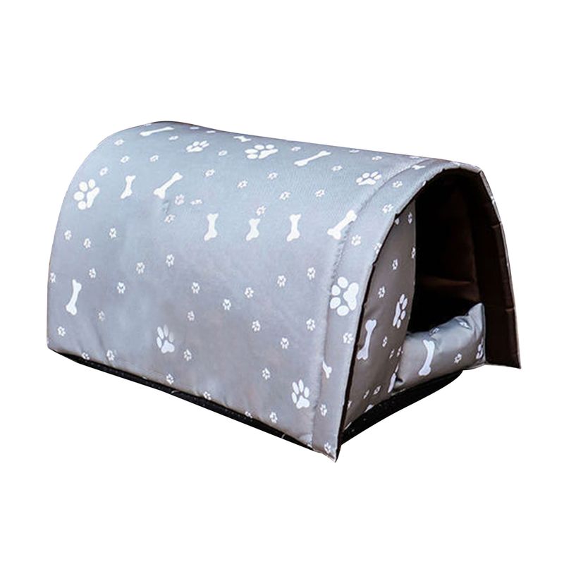 Guangying Haustierhütte, robust, integrierter Schwamm, langlebig, warm, Schlafkissen für Haustiere für das Wohnzimmer_voghion.com