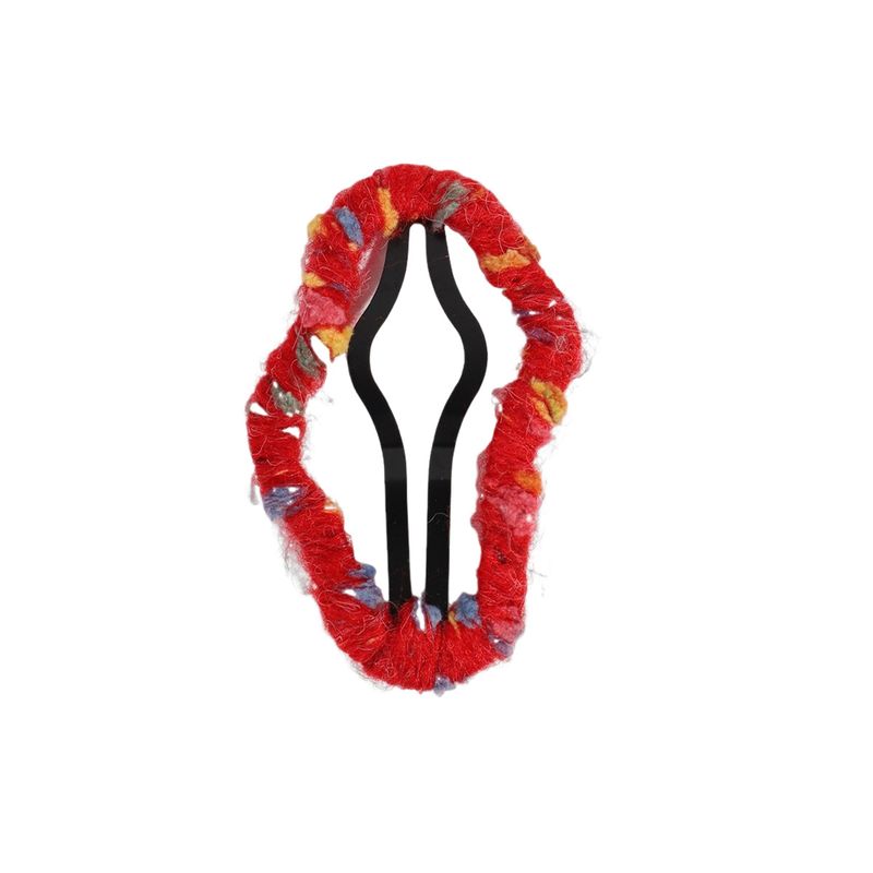 Korean Style Woven Color-Dot Hollow Star & Cloud Hairpin - Bangs Baby Clip Non-Damaging No-Trace Side Hair Accessory_voghion.com