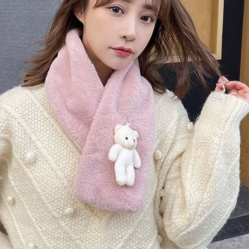 New fashionable plush scarf, made of comfortable and skin friendly materials, resistant to cold and warm, combining fashion and warmth
_voghion.com
