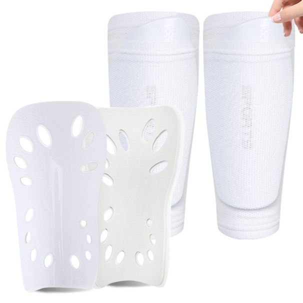 Football Shin Guard Socks Set Children's Adult Double Layer Insert Shin Guard No Foot Socks Training Protective Gear_voghion.com