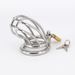 Male Devices Stainless Steel Cage For Men Metal Chastity Belt Ring Sex Toys Lock Bondage Adult Products_voghion.com
