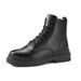 Spring Classic Round Toe Martin Men's British Style High-top Motorcycle Zipper Work Thick-soled Ankle Boots 8605_voghion.com