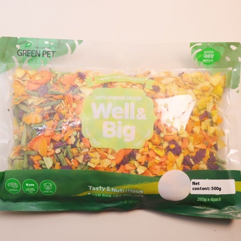 Gustări liofilizate pentru câini, jerky de legume, hrană pentru câini, hrană pentru animale de companie, fructe și legume, ursuleț de pluș, cățeluș, animal de companie, mixt_voghion.com
