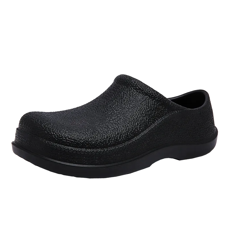 Chaussures de restaurant de service alimentaire pour hommes, chef antidérapant résistant à l'huile pour chaussures de travail de cuisine_voghion.com