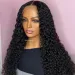 LUFFYHAIR Waasserwelle Vollspëtzperücke Mënschlech Hoer Transparent Klebefräi Vollspëtze Curly Perücke 180 Dicht Naass a Wellen Mënschlech Hoerperücke_voghion.com