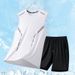 Fitness snel drogend vest voor heren, zomer casual, veelzijdige ijszijde, dunne schouder, hardloopsport, mouwloos setje_voghion.com