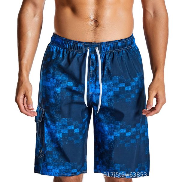 Men’s ClothingSummer Men's Double Layer 2 In 1 Beach Pants Striped Running Mesh Sports Shorts Quick Drying Waterproof_voghion.com