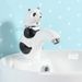 Kids' Automatic Sensor Faucet With Cartoon Elephant Design – Colorful Ceramic Basin For Kindergarten & Home (Cold/Hot Water, Touch-Free Operation)_voghion.com