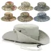 Mode Neue Taktische Camouflage Boonie Hut Männer Eimer Hüte Jagd Wandern Outdoor Camo Sun Caps Panama Sommer Kappe_voghion.com
