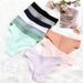 Intimo invernale 2025d, nuovo, a vita bassa, a coste, tinta unita, comodo, a forma di V, per ragazze, traspirante, con sollevamento fianchi_voghion.com