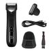 Men's Electric Hair Clipper With Digital Display, 3-in-1 Full Body Leg Nose & Private Area Trimmer /_voghion.com