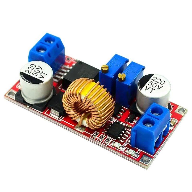Módulo reductor de potencia XL4015, corriente y voltaje constantes, controlador LED de carga de batería de iones de litio de alta corriente de 5 A_voghion.com