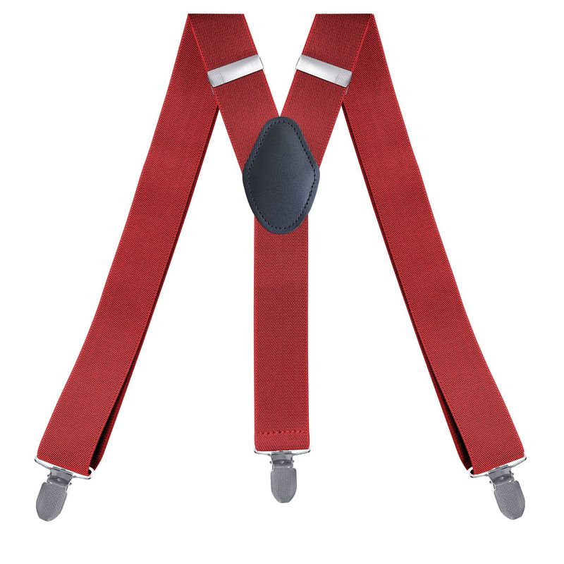 VOOTHOST Fashion Suspenders For Men Women 3.5cm Y-Back 3 Clips Adjustable Elastic Shirt Trouser Braces Strap Belt Gifts For Dad Husband F0210_voghion.com