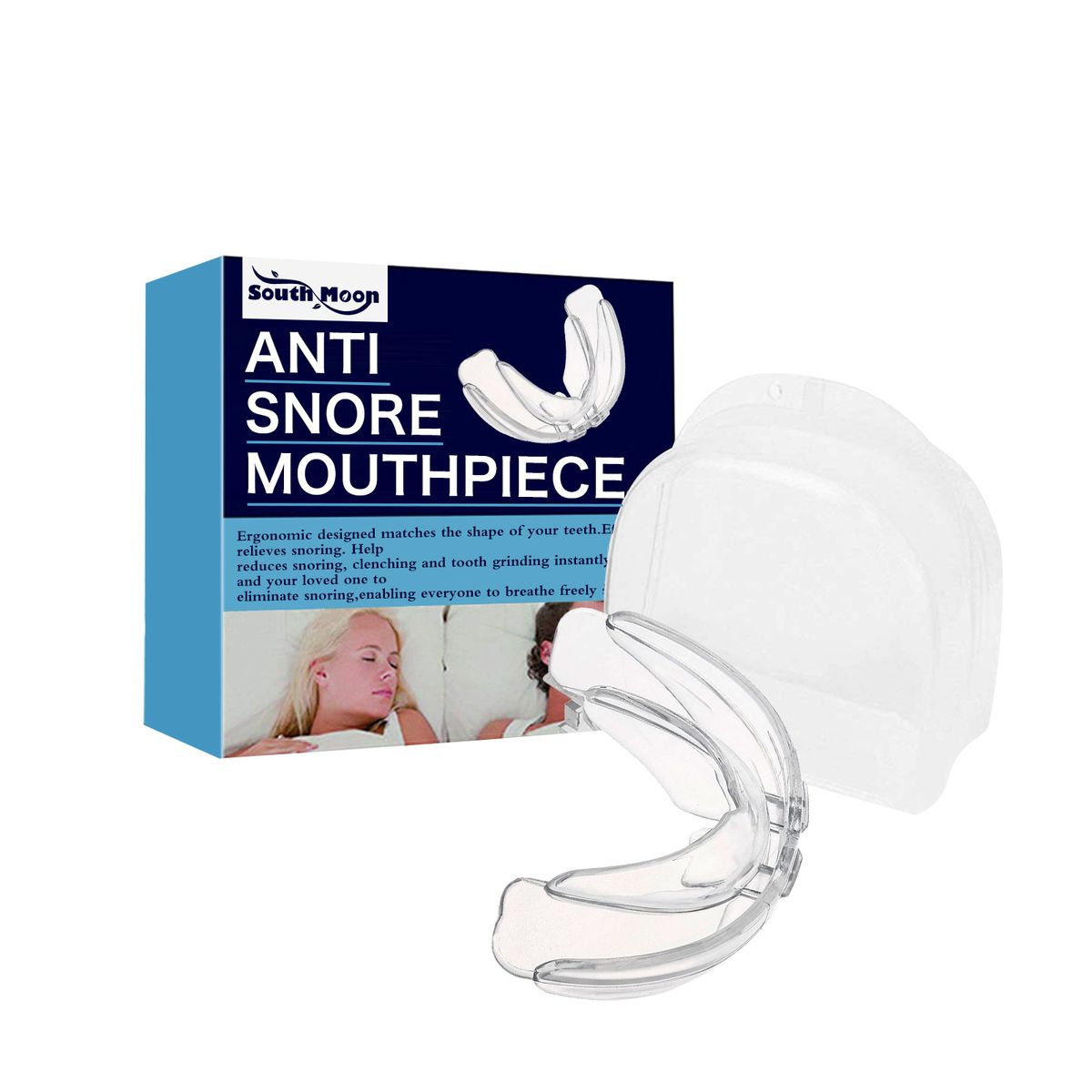 Moon Sleeping South At Night, Anti Snoring Molars Teeth, And Braces For Protecting Teeth Night, ,_voghion.com