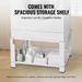 Universal With Dut Base Shelf Washer H Wx16 Fit Capacity 28Lx28 Dryer Stand Heavy And Platform Storage 660lbs Laundry Pedestal_voghion.com