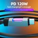 Cavo di ricarica USB di tipo C a ricarica rapida da 120 W e 6 A con luce ambientale RGB_voghion.com