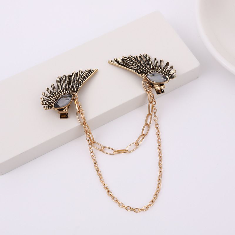 Spilla estiva piccola ala anti luce artefatto di alta qualità petto senza cuciture versatile spilla decorazione abito scollo a V da donna_voghion.com