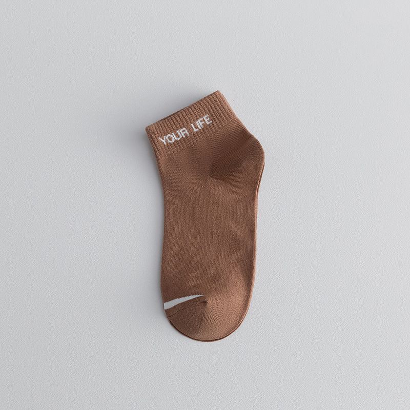 2025d Herren Kurze Sommer Dünne Baumwollmischung Schweißabsorbierende Atmungsaktive Sportsocken Bis Zur Wadenmitte Ins Trend Student Weiß_voghion.com