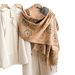 Elegante sciarpa scialle con frange di camelia - Caldo scialle invernale a doppio strato con elegante motivo floreale, morbido e accogliente per le donne_voghion.com