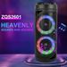 Altoparlante Bluetooth ZQS2601 Piccolo cannone in acciaio Piccolo portatile Portatile Grande audio_voghion.com