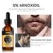 Professionell skäggvårdskit med 5 % minoxidil och utjämningsolja - Uppnå ett slätt, glänsande skägg med Derma Roller och professionell vård_voghion.com