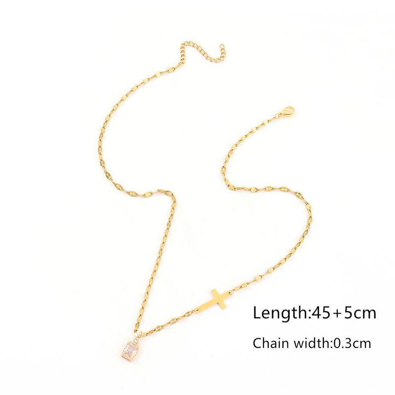 Colliers pendentifs en gros en acier inoxydable 201 en acier inoxydable 304 de style classique de style simple et élégant_voghion.com