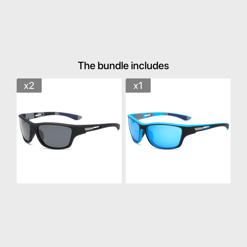 1pc New Men's Sports Glasses Cycling Polarized Sunglasses XY431 Driving Sunglasses Driving Glasses, Running Driving Fishing Golf Shades_voghion.com