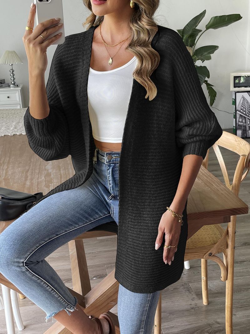 Damen-Strickjacke, personalisierte Herbst- und Winterjacke aus lässigem Nerzpelzimitat für Damen_voghion.com