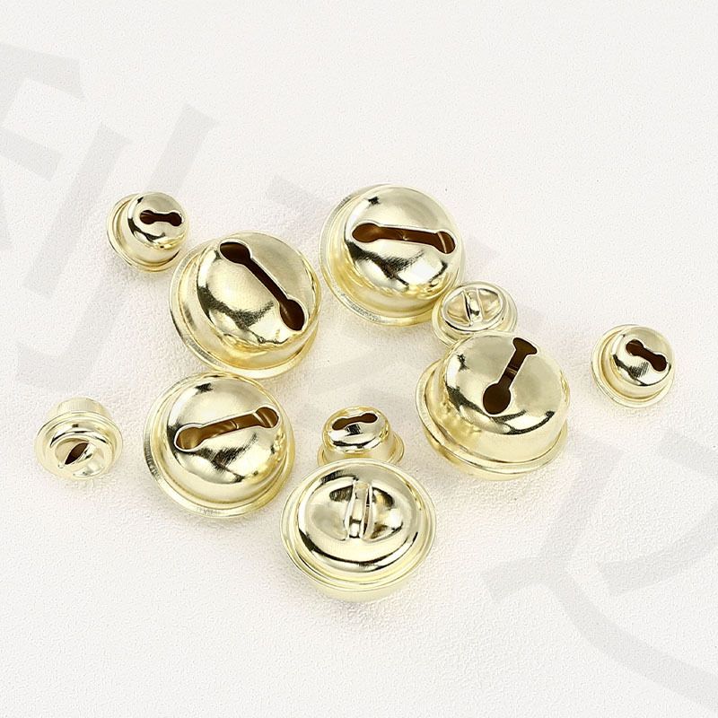Eisen metall glocke Weihnachten dekoration pet liefert früherziehung spielzeug 12-30mm Gold Silber Glocke großhandel_voghion.com