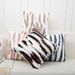 Modern Striped Faux Fur Pillow Covers - Soft & Stylish Cushion Cases For Sofa, Bed, Or Floor (with Or Without PP Cotton Filling)_voghion.com