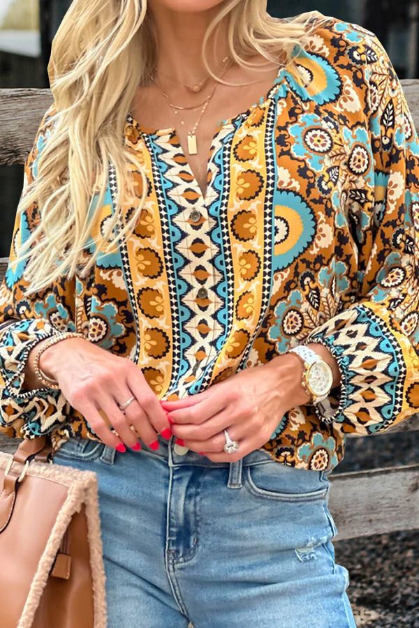 Women's Clothing Raglan Puff Sleeve Tops Casual Shirts_voghion.com