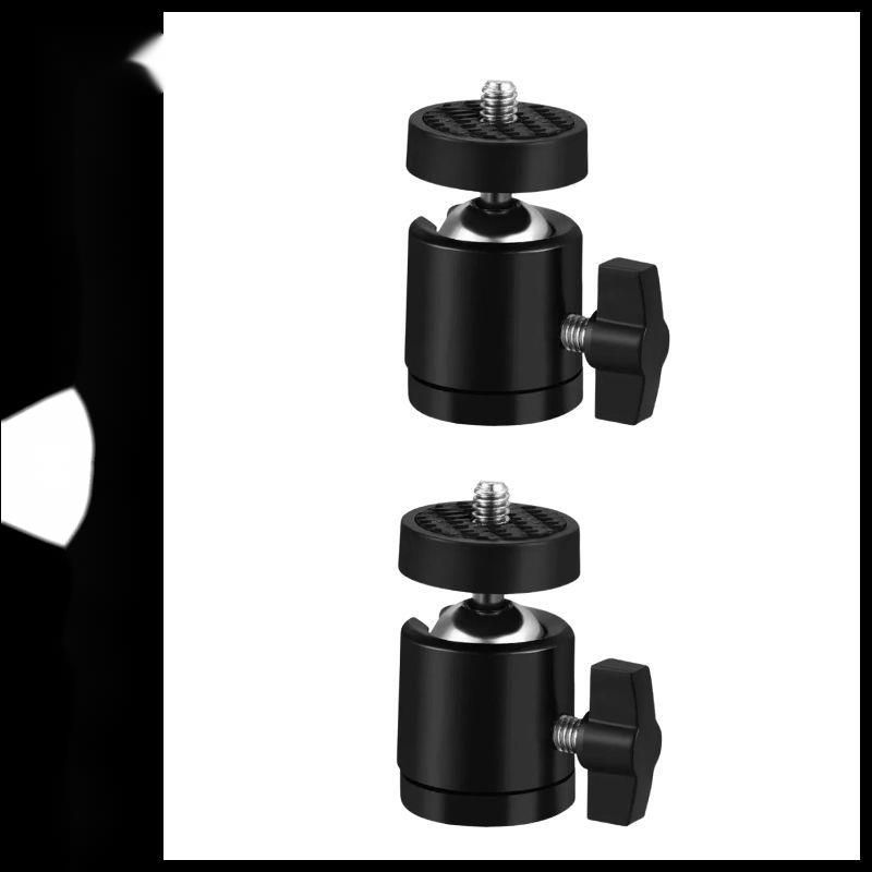 Ball Head 360 Degree Rotating Joint Universal Adapter Base Camera Mount Tripod Accessories Parts 1/4 Screw_voghion.com