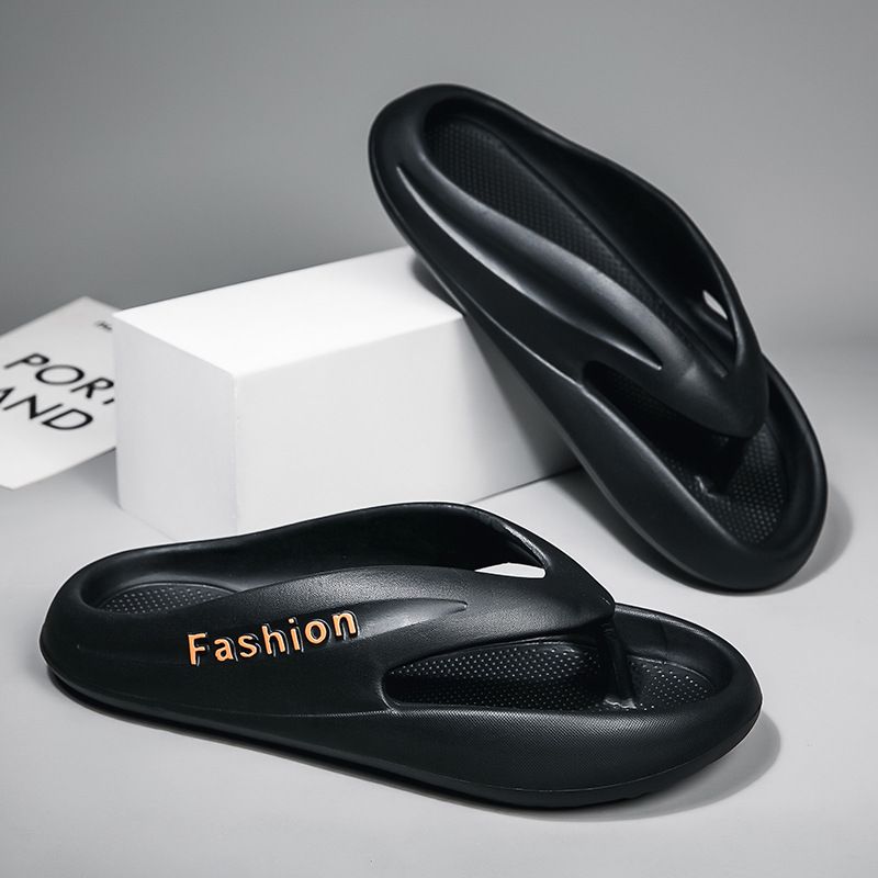Slippers summer trend, flip flops for casual fashionable outerwear, oversized men's beach shoes, thick soles, anti slip_voghion.com