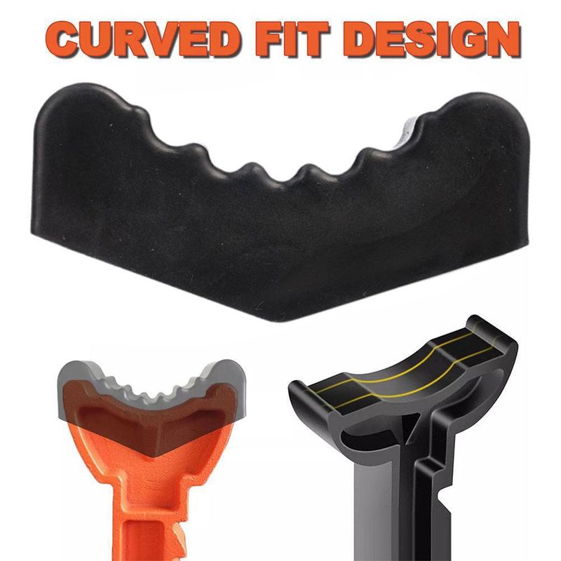 Rubber Shaft Jack Bracket Pad, Adapter Frame, Guide Rail Protector, Lifting_voghion.com