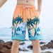Herrenbekleidung Herren-Strandhose für den Wassersport, Urlaubsshorts, lockere Version, Surfen, schnelltrocknende, gefütterte Badehose_voghion.com