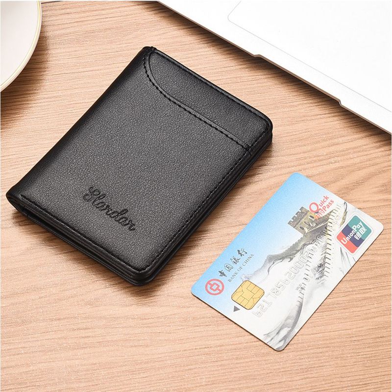 Einfache Geld Tasche Geldbörse Mode Design Geldbörse PU Kupplung Tasche Männer Brieftaschen Geld-Clip Brieftasche Koreanischen Stil Brieftaschen_voghion.com