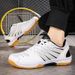 Badminton Shoes For Men And Women, Ultra-Light Breathable Non-Slip Shock-Absorbing Student Shoes, Professional Volleyball Training Shoes_voghion.com