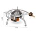 Hike Mount Outdoor Winddichte Camping Gas Draagbare Kookset met Windscherm en Waterkoker_voghion.com