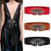 Women's Decorative Dress Elegant High Elasticity Belt Elastic Waistband Xiyin_voghion.com